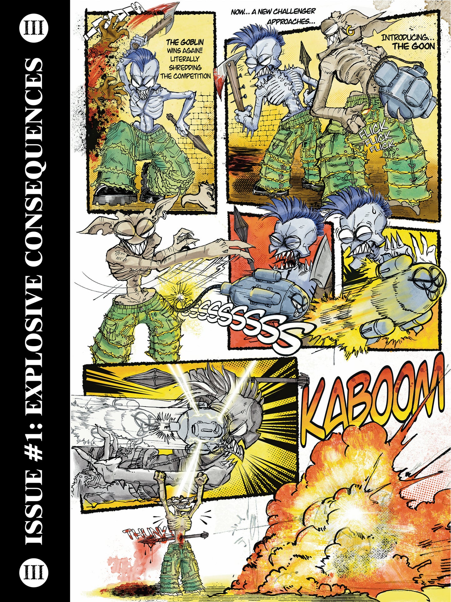 ISSUE #1: EXPLOSIVE CONSEQUENCES POSTER